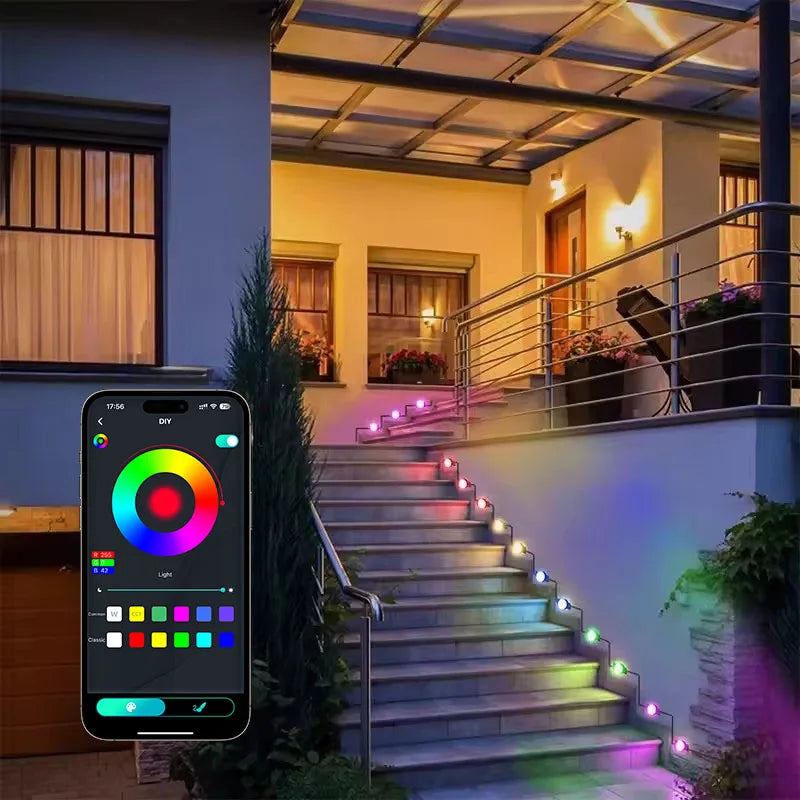 300FT Permanent Outdoor RGB Lights