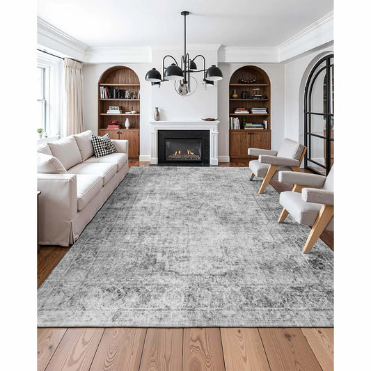 9 x 12 ft Large Washable Boho Rug Non-Slip