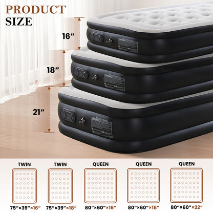 JHK Queen Twin Size Air Mattress