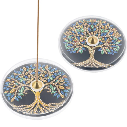 2Pcs Acrylic Incense Holder