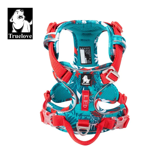 Camouflage Reflective Nylon Dog Harness