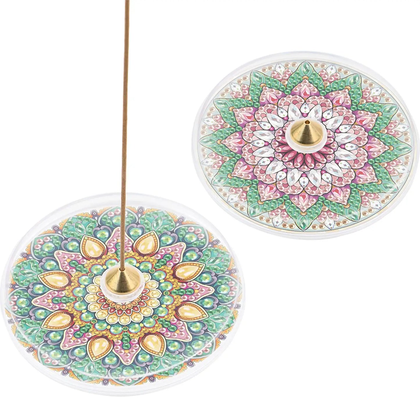 2Pcs Acrylic Incense Holder