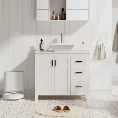 36" Bathroom Vanity Sink Combo