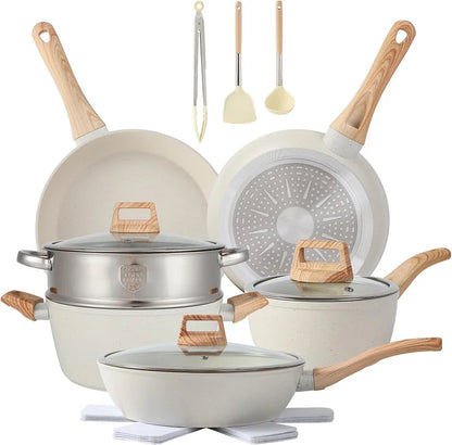 16PCS Pots and Pans Set Non Stick Cookware Set