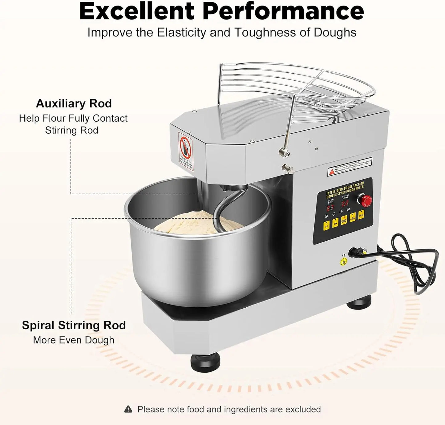 750W Rotating Food Mixer