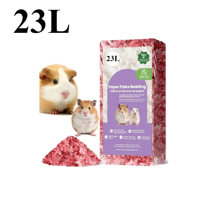 23L/50L Paper Small Pet Bedding