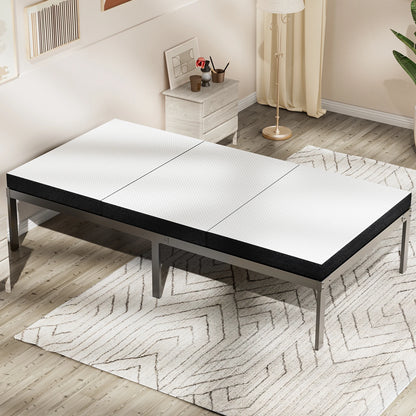 JHK Tri-Fold Memory Foam Mattress with Collapsible and Washable Cover