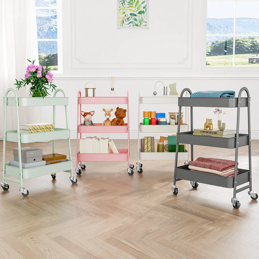 Metal Storage Cart