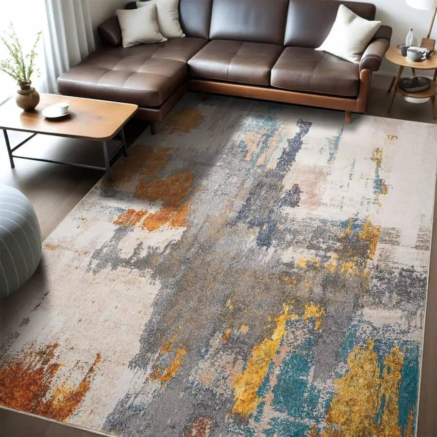 Indoor Washable Non Slip Throw Rugs