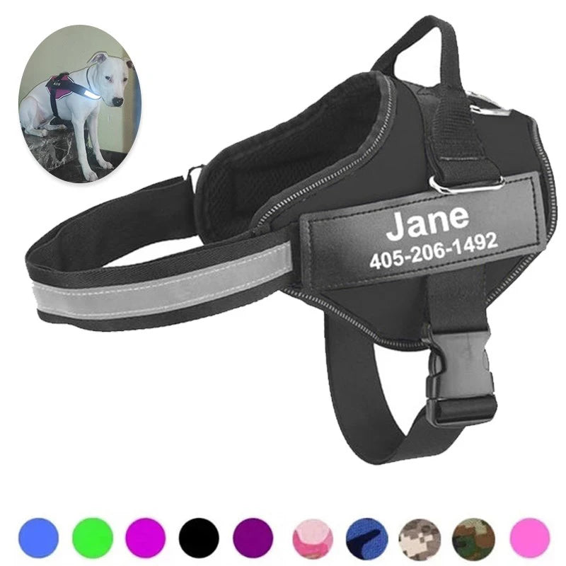 Reflective Adjustable Pet Vest