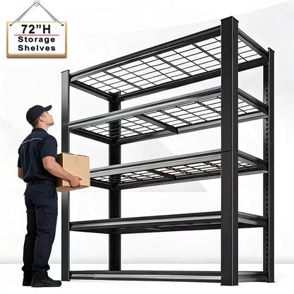 72" Adjustable Metal Column Shelving