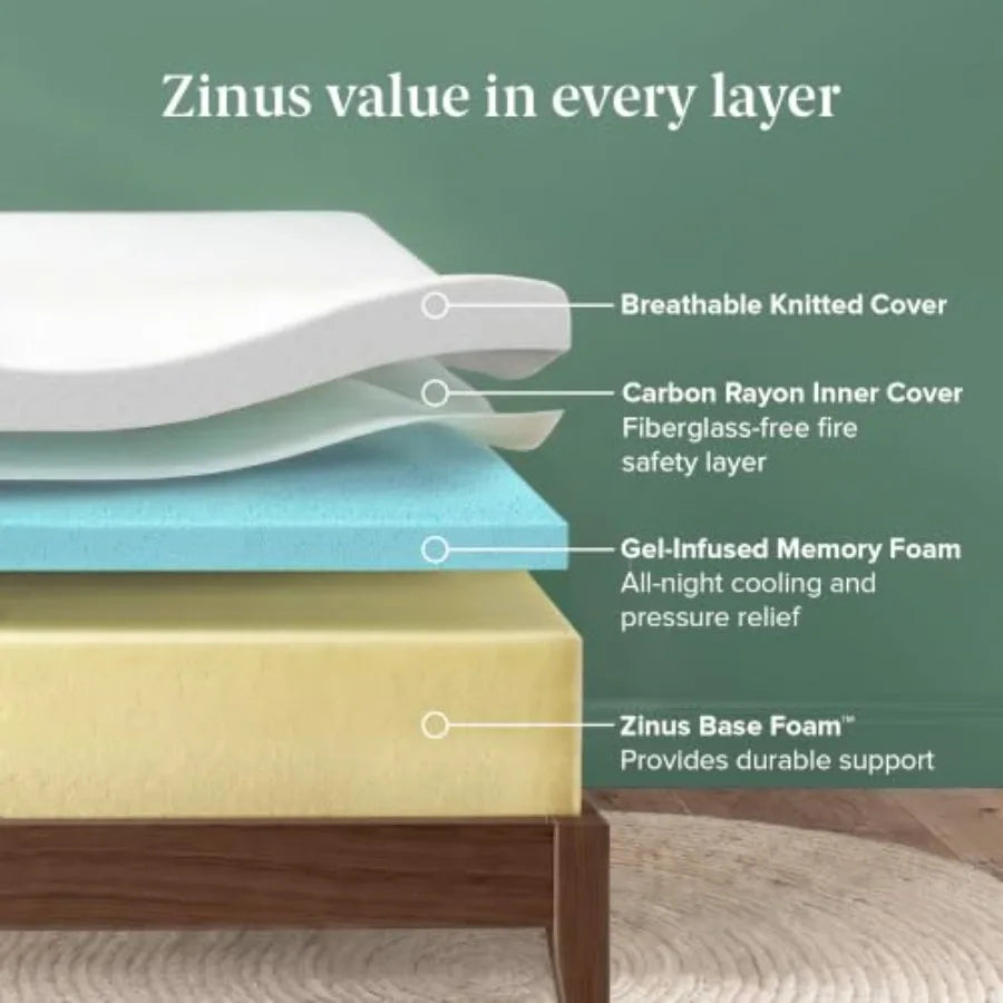 6 Inch Cooling Essential Memory Foam Mattress