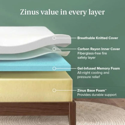 6 Inch Cooling Essential Memory Foam Mattress