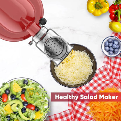 Stainless Steel Slicer Shredder Attachment for KitchenAid Stand Mixers