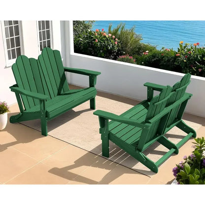 Folding Adirondack Bench