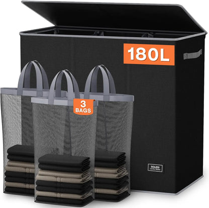 180L Extra Large Laundry Hamper