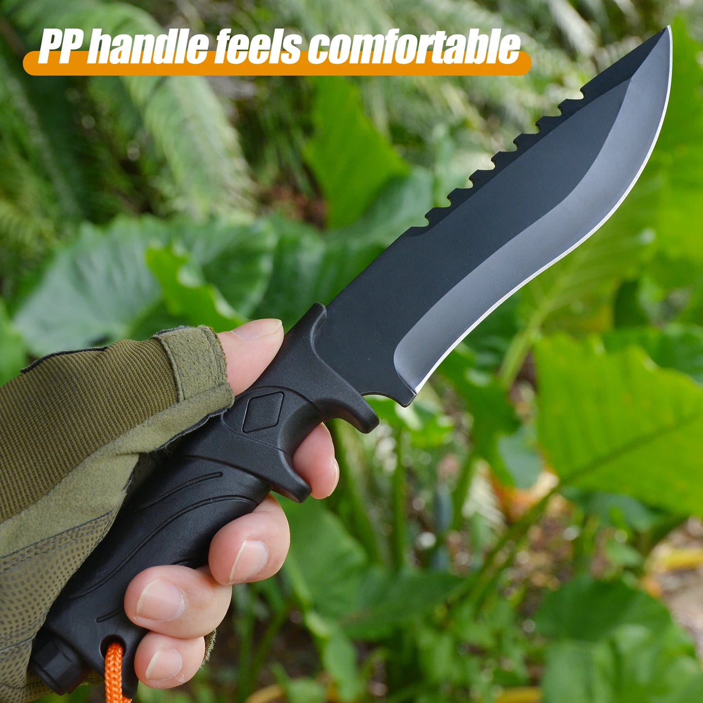 Damascus Advanced Straight Knife, Fixed Blade