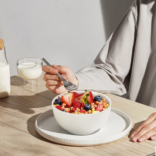 10 Ounce Porcelain Bowls Set 8 Pack