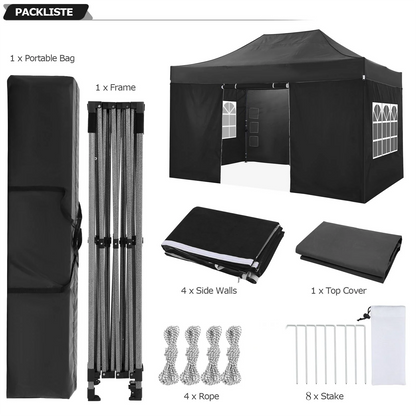 10x15 Heavy Duty Pop up Canopy Ten