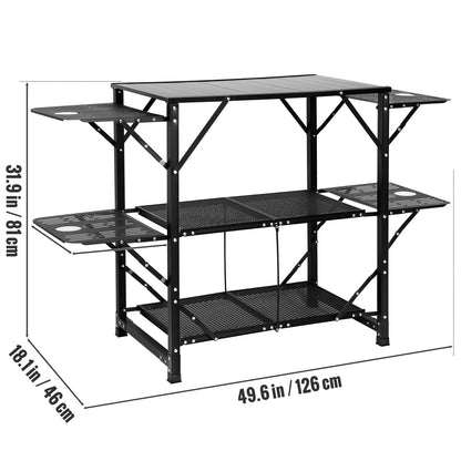 SucceBuy Camping Kitchen Table