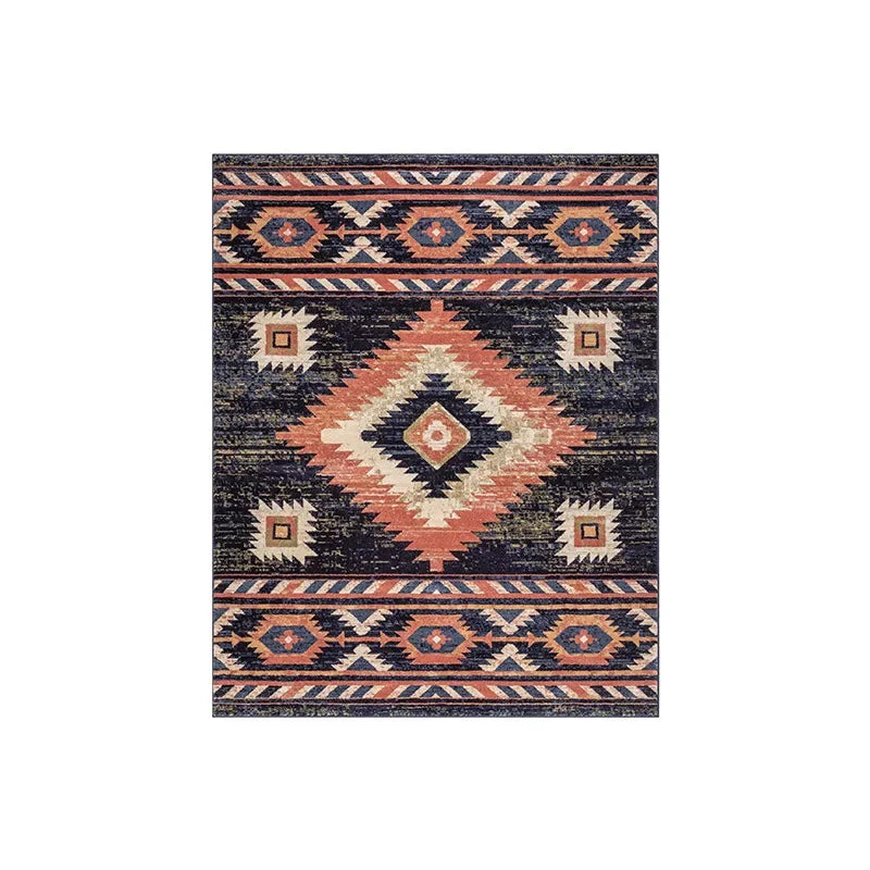 VIKAMA Moroccan Crystal Velvet Large Area Carpet | Decorative Floor Rug for Living Room Sofa Bedroom Home Decor