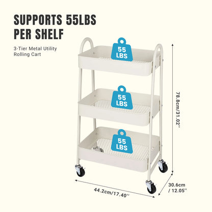 Metal Storage Cart