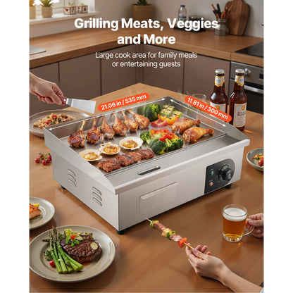 SucceBuy Commercial Electric Griddle