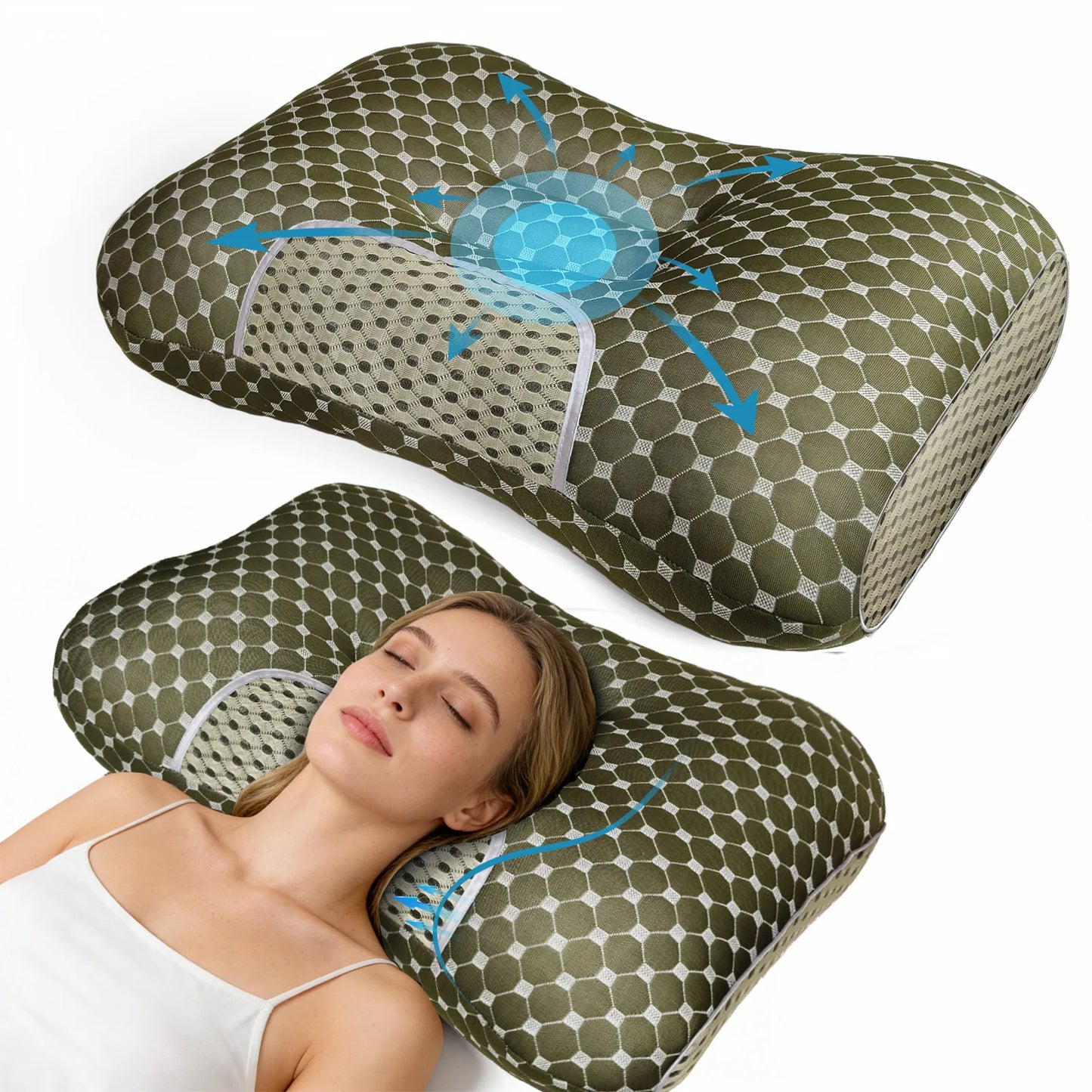 Buy one, get one free! Couple's Soft Knit Neck Massage Pillow