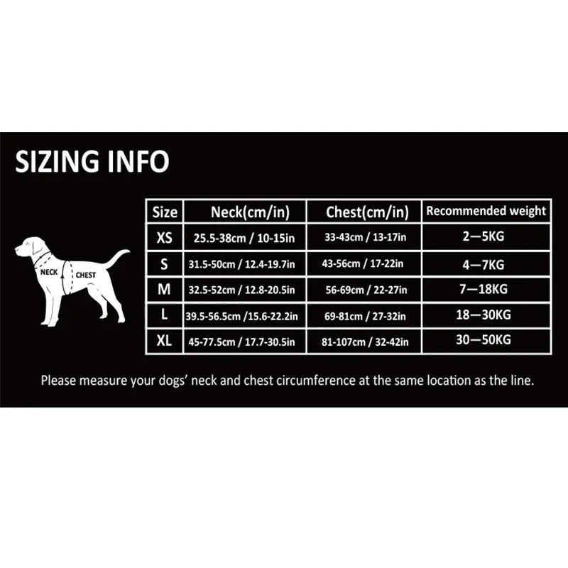 Camouflage Reflective Nylon Dog Harness