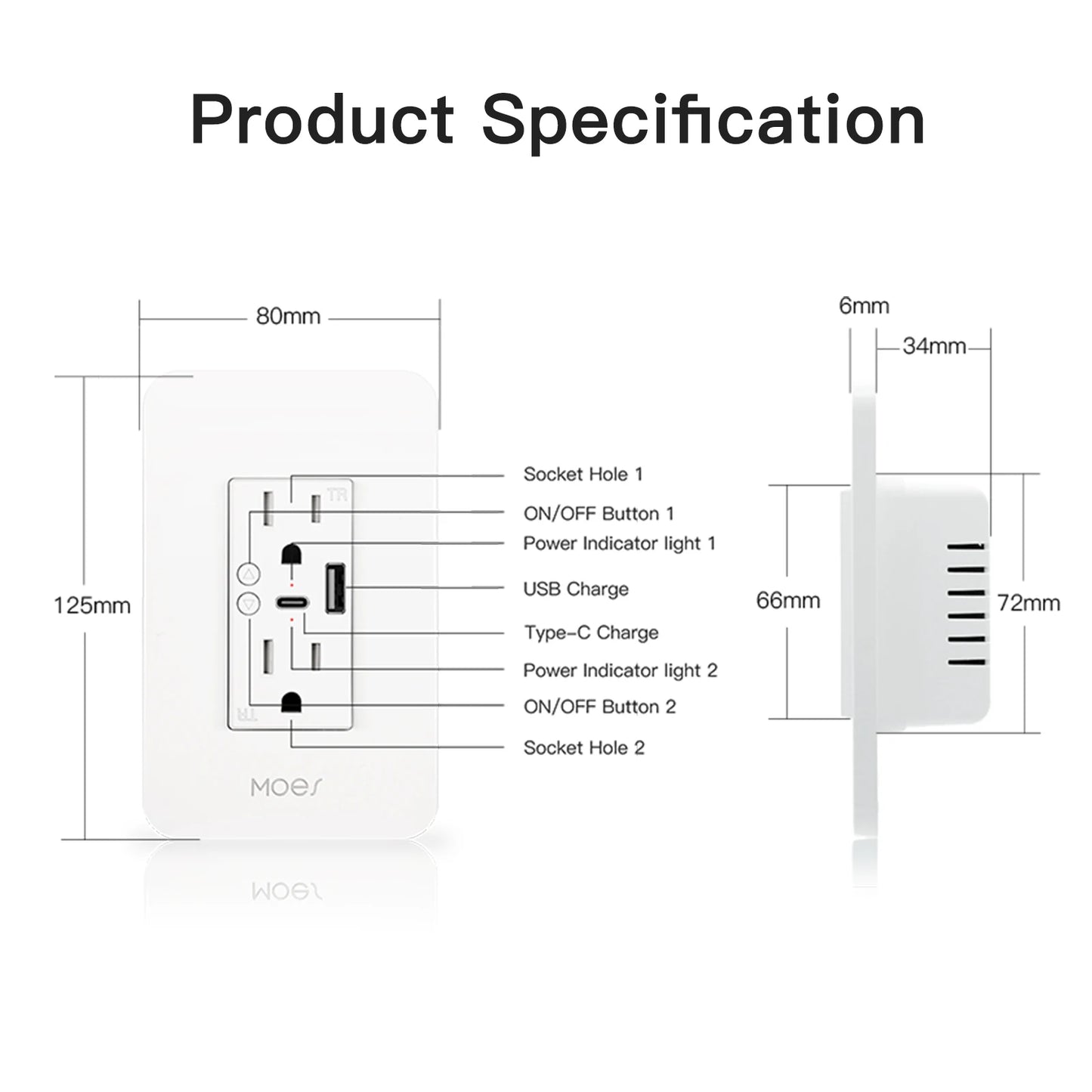 Smart Power Wall Socket