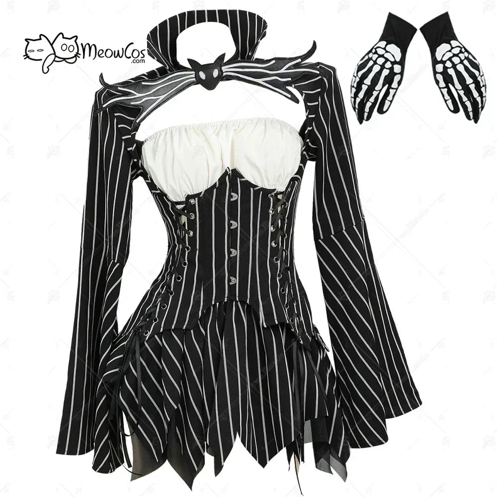 MEOWCOS Women's Jack Cosplay Costume Halloween