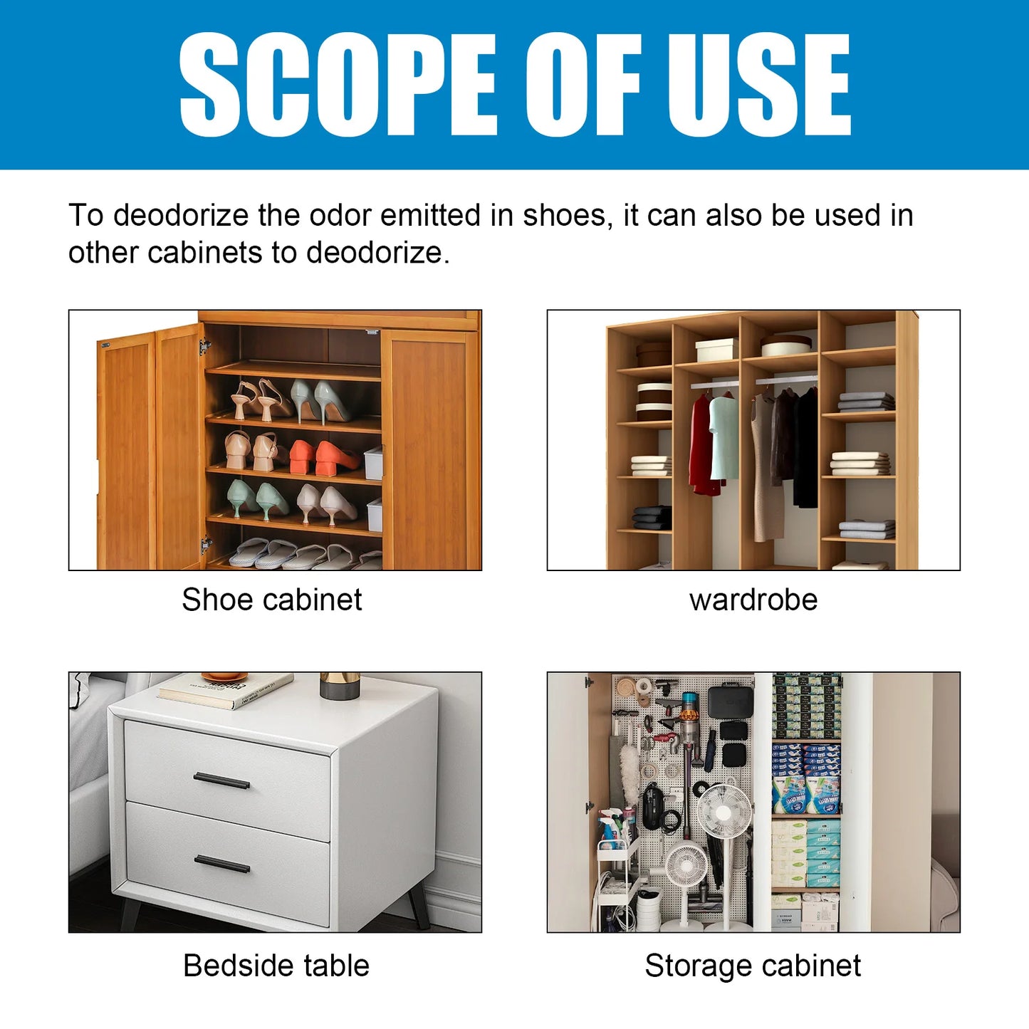 Deodorant odor elimination
