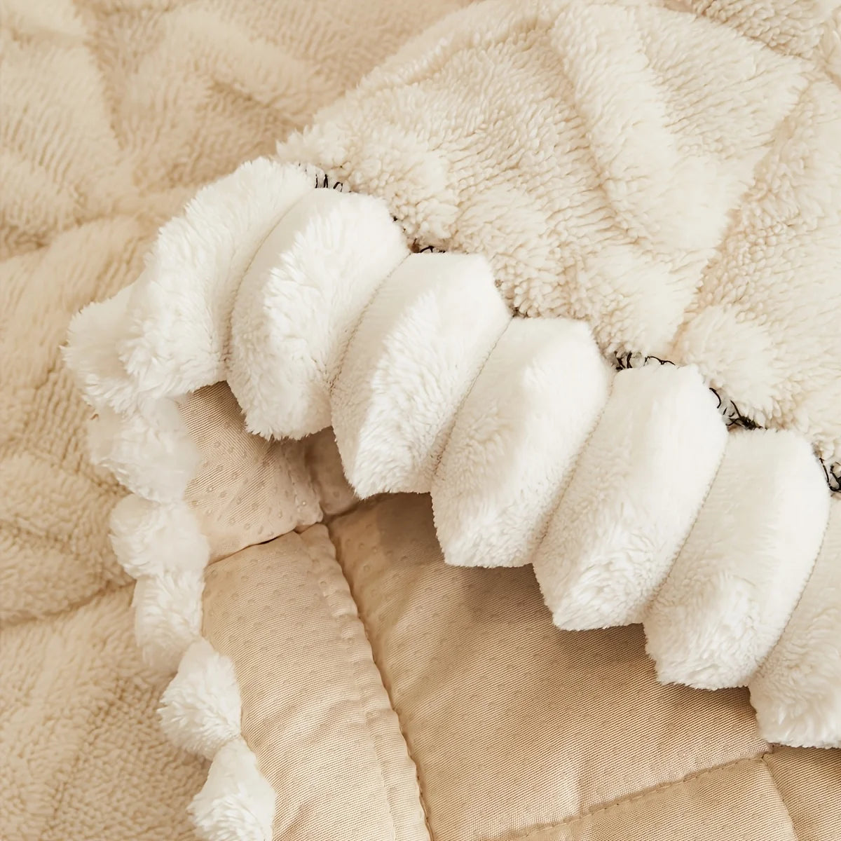 1pc Thickened Polyester Soft Quilted Sofa Cushion
