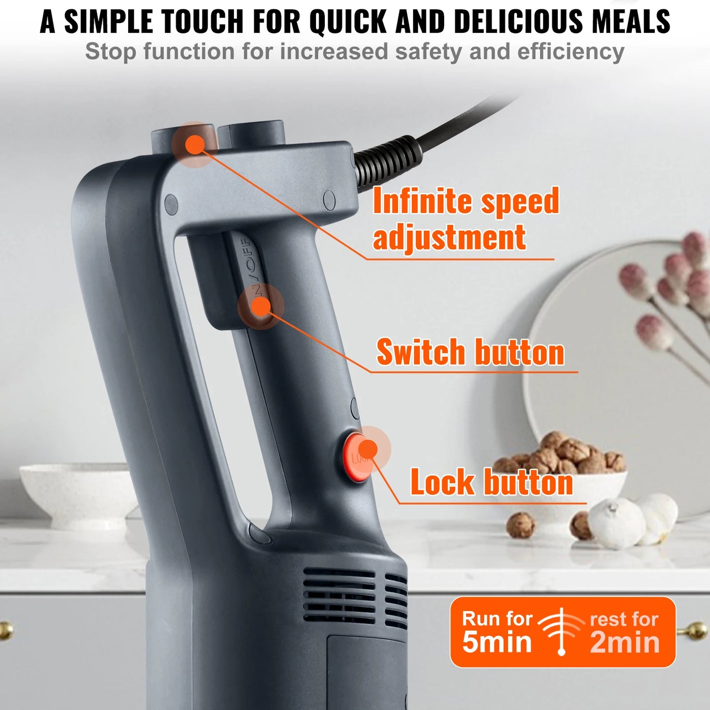 500 Watt Heavy Duty Hand Mixer