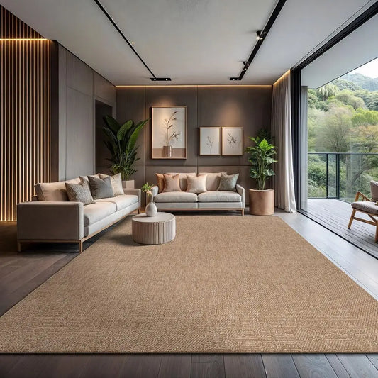 Easy Jute Rug 10x14, Indoor Outdoor Natural Color