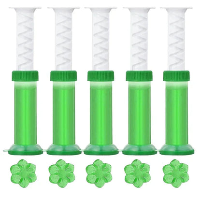 10/1pcs Flower Toilet Cleaner Gel Syringe