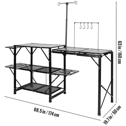 SucceBuy Camping Kitchen Table