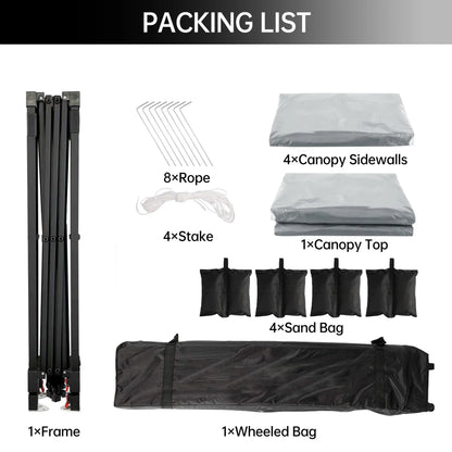 10x10FT Instant Pop Up Canopy Tent