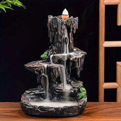 Monk Incense Burner Mountain Tower