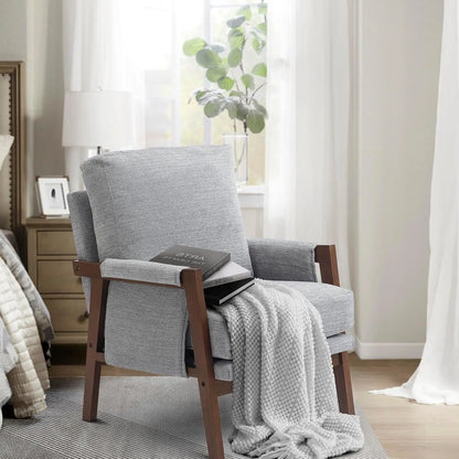 Dark Brown Accent Chair