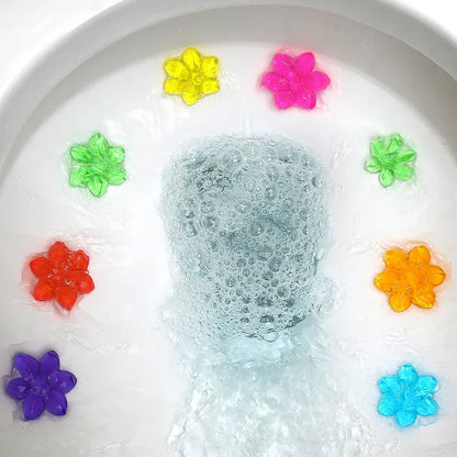 10/1pcs Flower Toilet Cleaner Gel Syringe