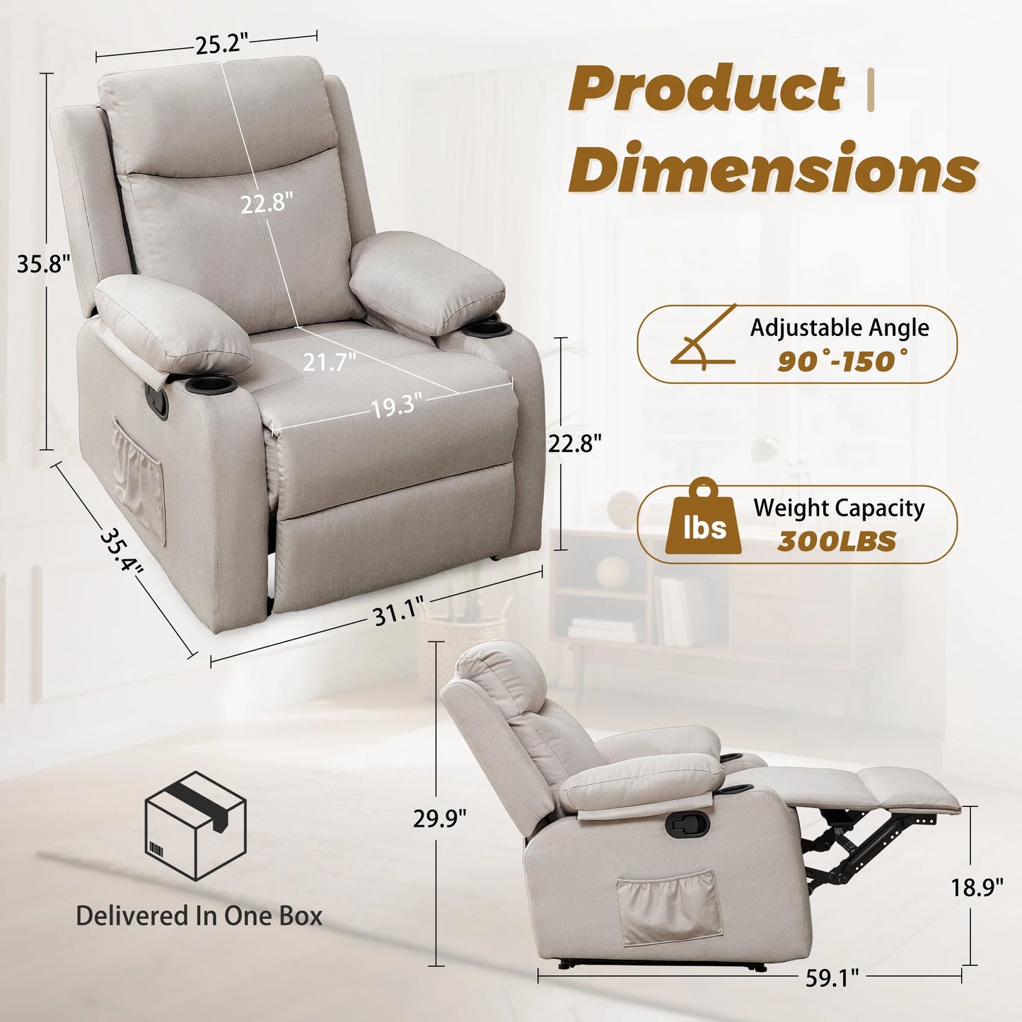 Small Recliners for Small Spaces