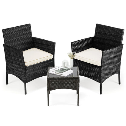 JHK 3 Pieces Outdoor Patio Furniture Set