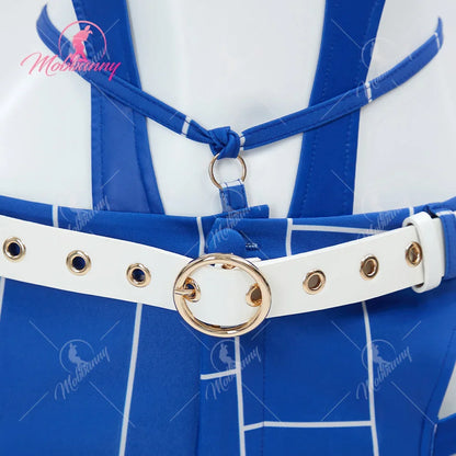 MOBBUNNY Jolyne Cosplay Costume Halloween Spider Web Lingerie Set