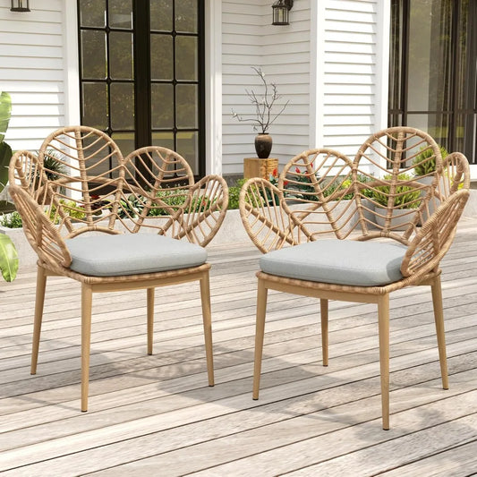 Outdoor Dining Chairs Set of 2