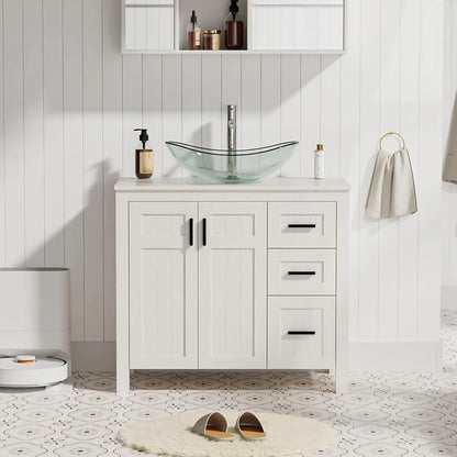 36" Bathroom Vanity Sink Combo
