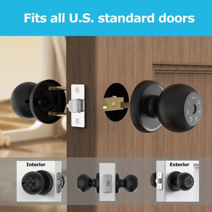 Ball-Shaped Smart Lock Fingerprint
