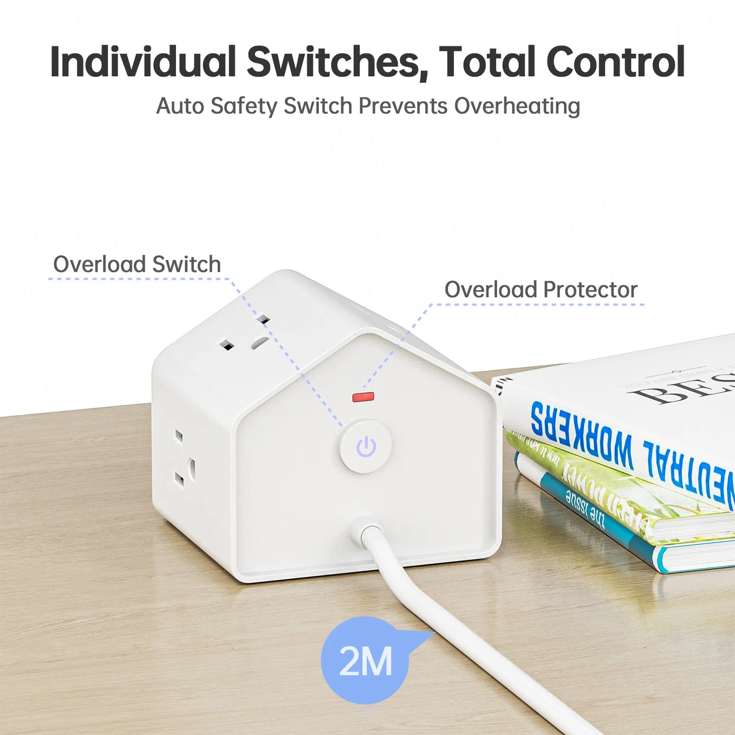 US-standard mini socket with PD18W fast charging