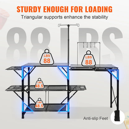 SucceBuy Camping Kitchen Table