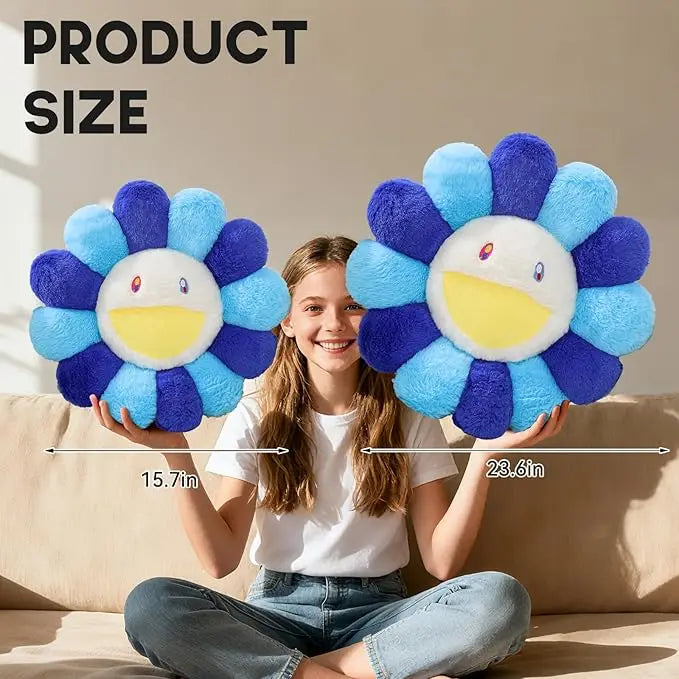 Aesthetic Sunflower Plush Pillow